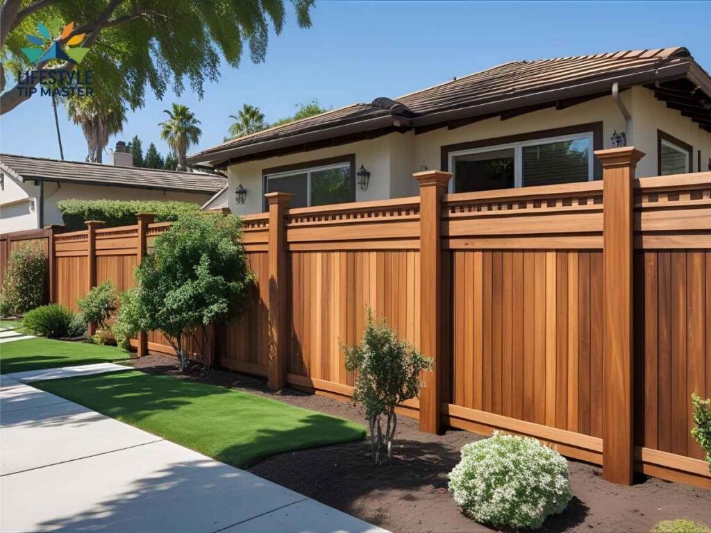 Dinuba Fence-Staining Techniques in Los Angeles 2 Los Angeles home fence staining process restoring wood beauty with Dinuba method